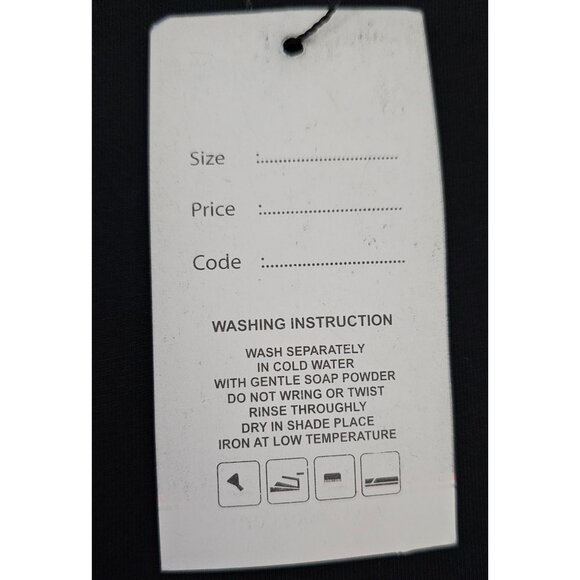 Nike Black T-Shirt Mens Size M 100% Cotton Short-Sleeve Classic Logo Crew Neck C - Picture 8 of 8